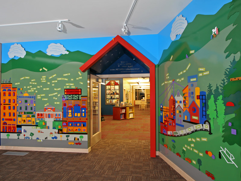childrens library entrance