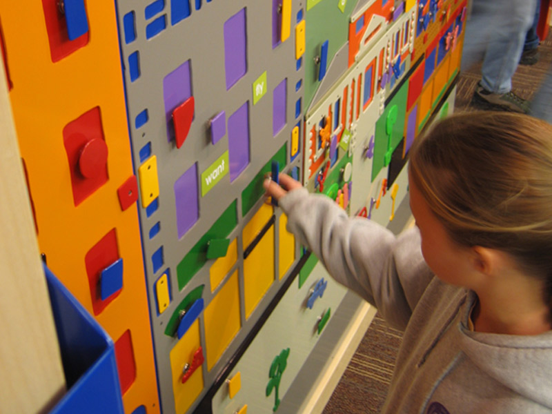 childrens library entrance