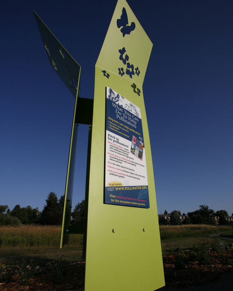 pollinator sign